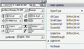 Верстка с пакетом InDesign